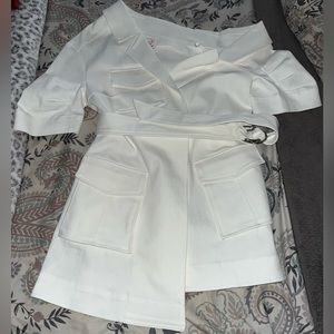 5a7 white katie jacket